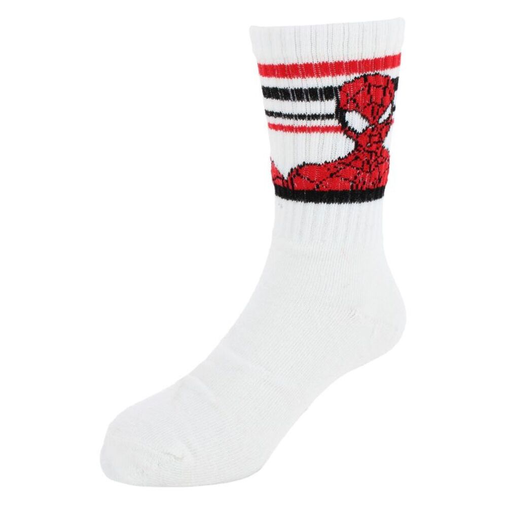 Textiel Trade Boy's Marvel The Amazing Spider-Man Ribbed Athletic Socks (2 Pair)